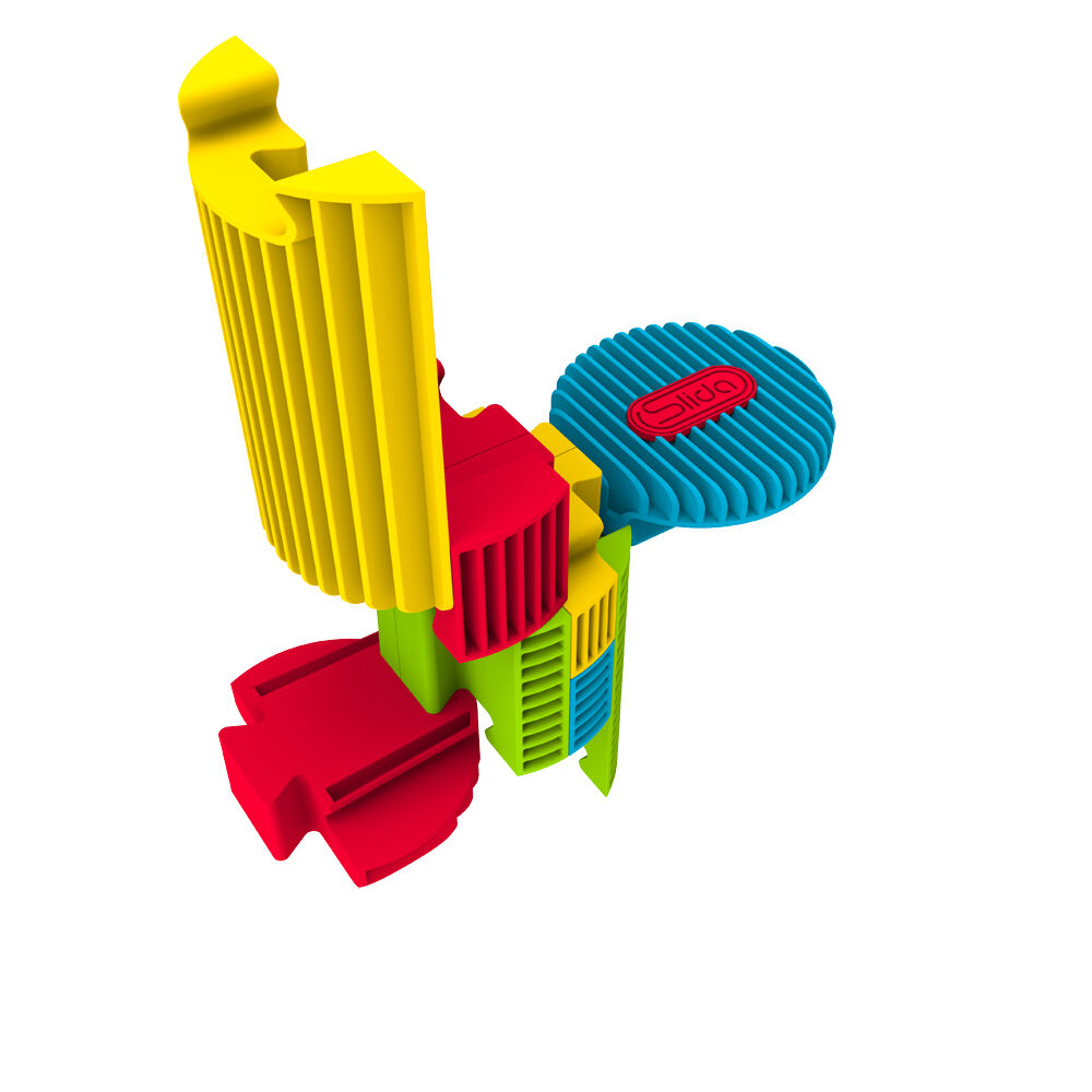 Slida Red 3D Interlocking Classic Cylinder Puzzle for Kids 6Y+ — image 6