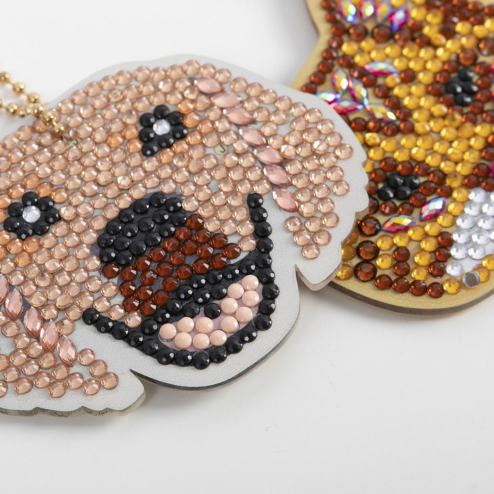 Craft Buddy Perfect Pets Keyring Diamond/Crystal Art Kit Kids/Family 8y+ (3 Pieces) — image 6