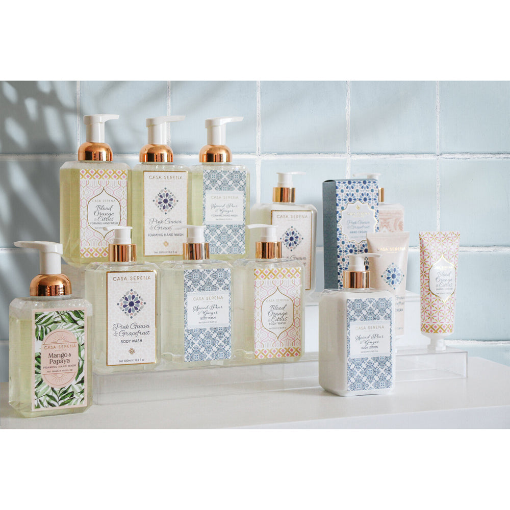 LVD Casa Serena 500ml Foaming Hand Wash Liquid Fragranced Soap Blood Orange & Citrus — image 2