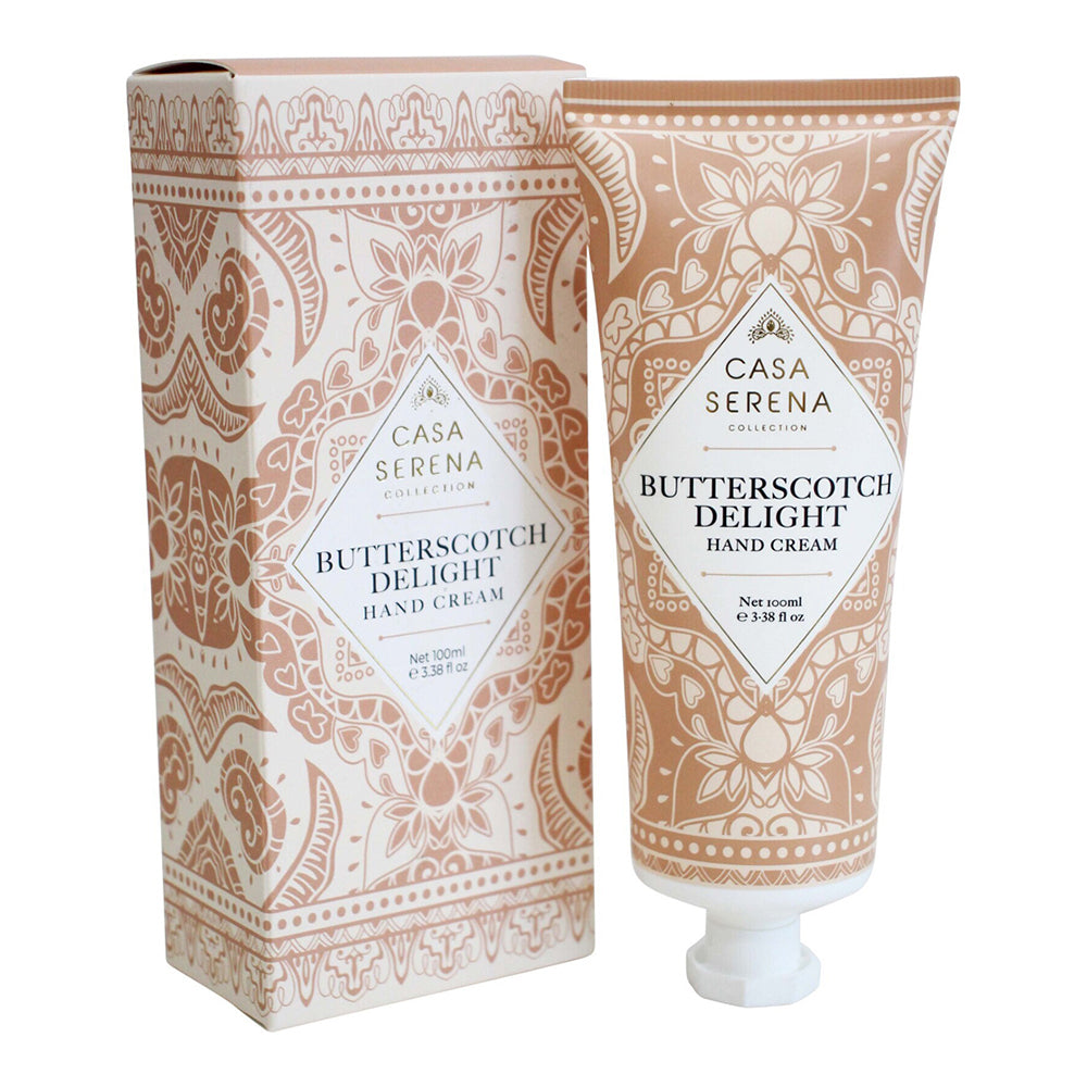 LVD Casa Serena 100ml Handcream Scented Hand/Nail Travel Lotion Cream Butterscotch