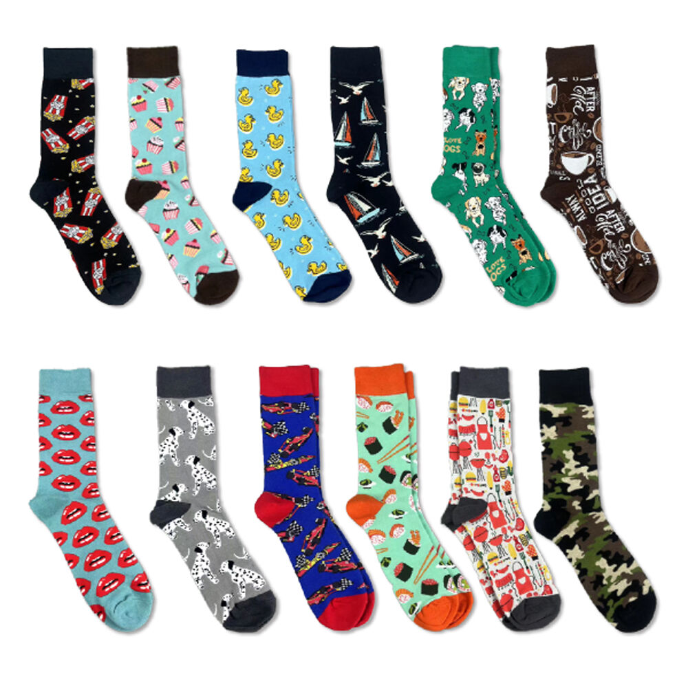Cosy Threads Assorted 24-Designs Fluffy Fuzzy Colorful Crew Socks Pair — image 4
