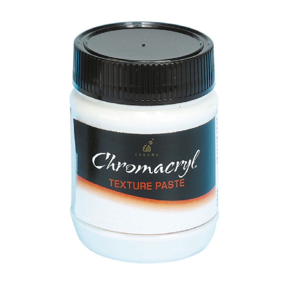 Chromacryl 250ml Matte White Non-Toxic Brushable Texture Paste Art Medium
