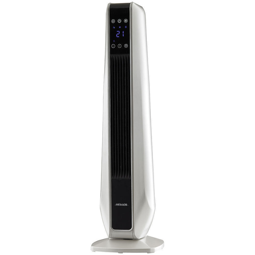 Heller 2400W Ceramic Tower Heater w/ Remote/Touch Screen/Thermostat/LED Display — image 2