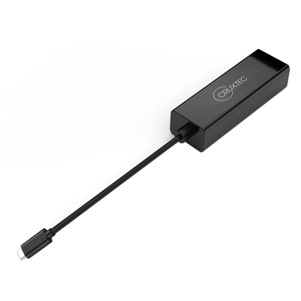 Cruxtec 10cm USB Type-C Male To RJ45 Gigabit Ethernet Network Adapter 1000Mb/s — image 2