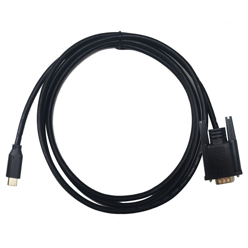Cruxtec 4.5mm Nickel USB-C Male To VGA Male Cable 2m Black 1080P/60Hz Aluminium — image 4