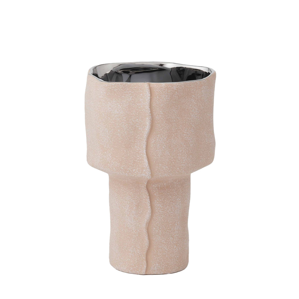 Pilbeam Living Cressida Contemporary Home Decor Stoneware Flower Vase — Small 24.5cm