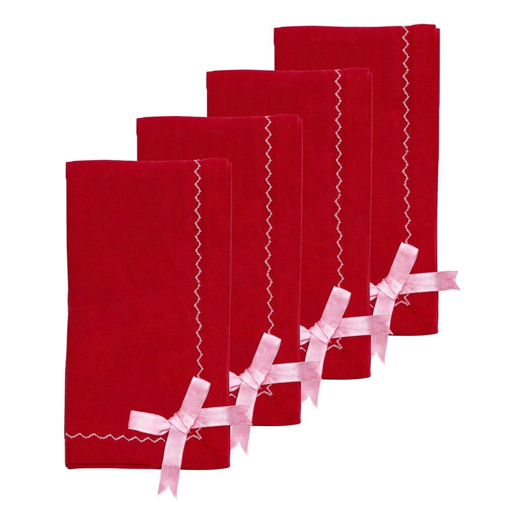 Porto Night Before Recycled Yarn Napkins 45x45cm Multi-Coloured (4 Pieces)