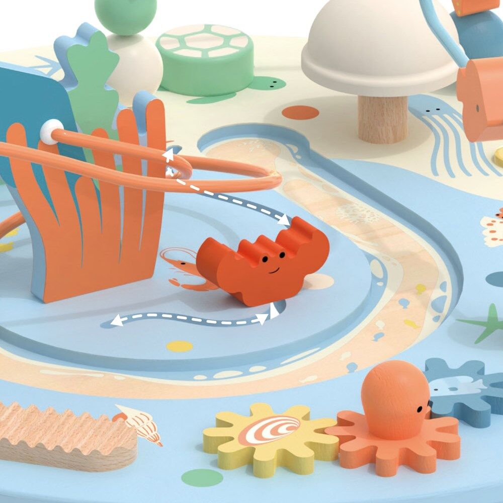Classic World 18M+ Wooden Multi-Activity Table for Children and Toddlers — image 3
