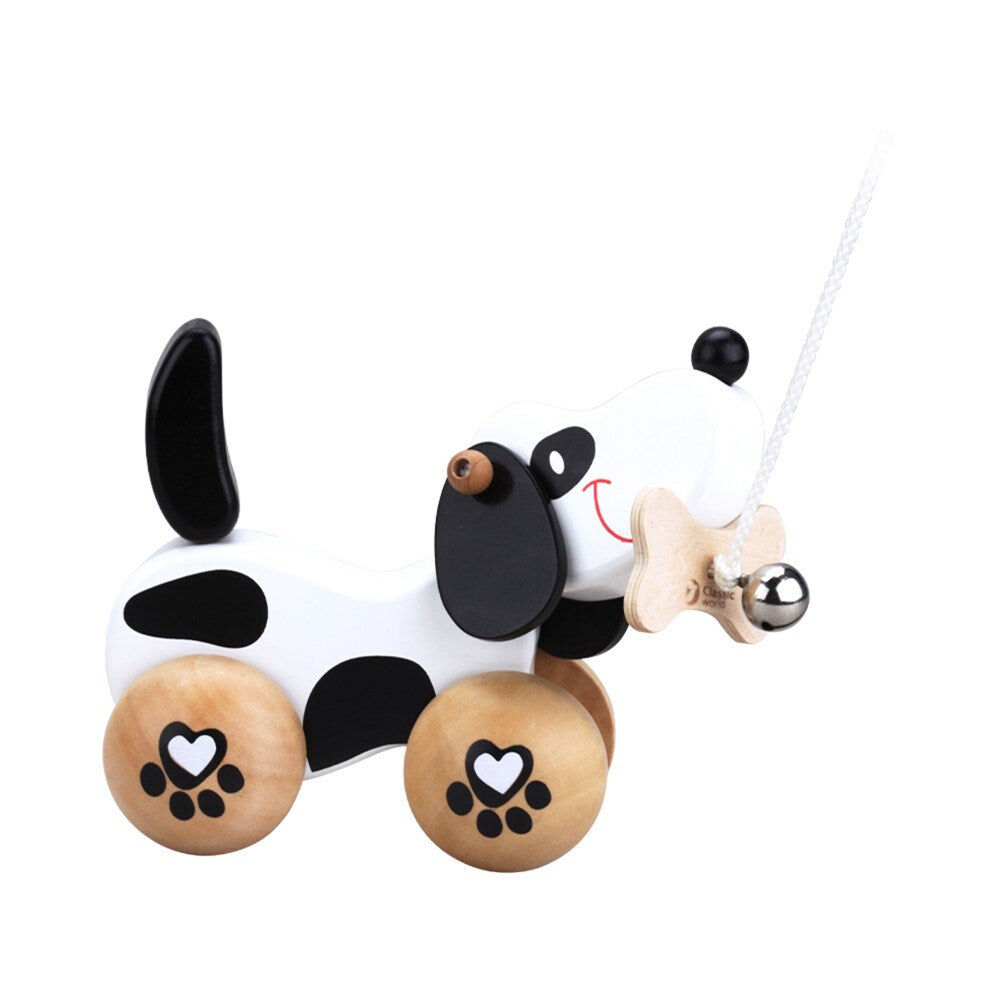 Classic World 12M+ Pull Along Children's Wooden Pet Dog Playset — image 2
