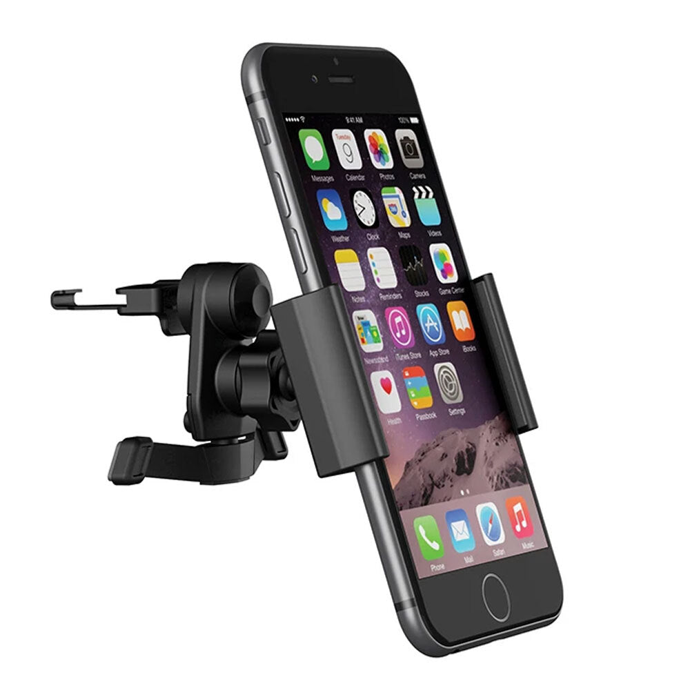 Cygnett VentView Black Universal Adjustable Vice Car Air Vent Mount f/ Phones