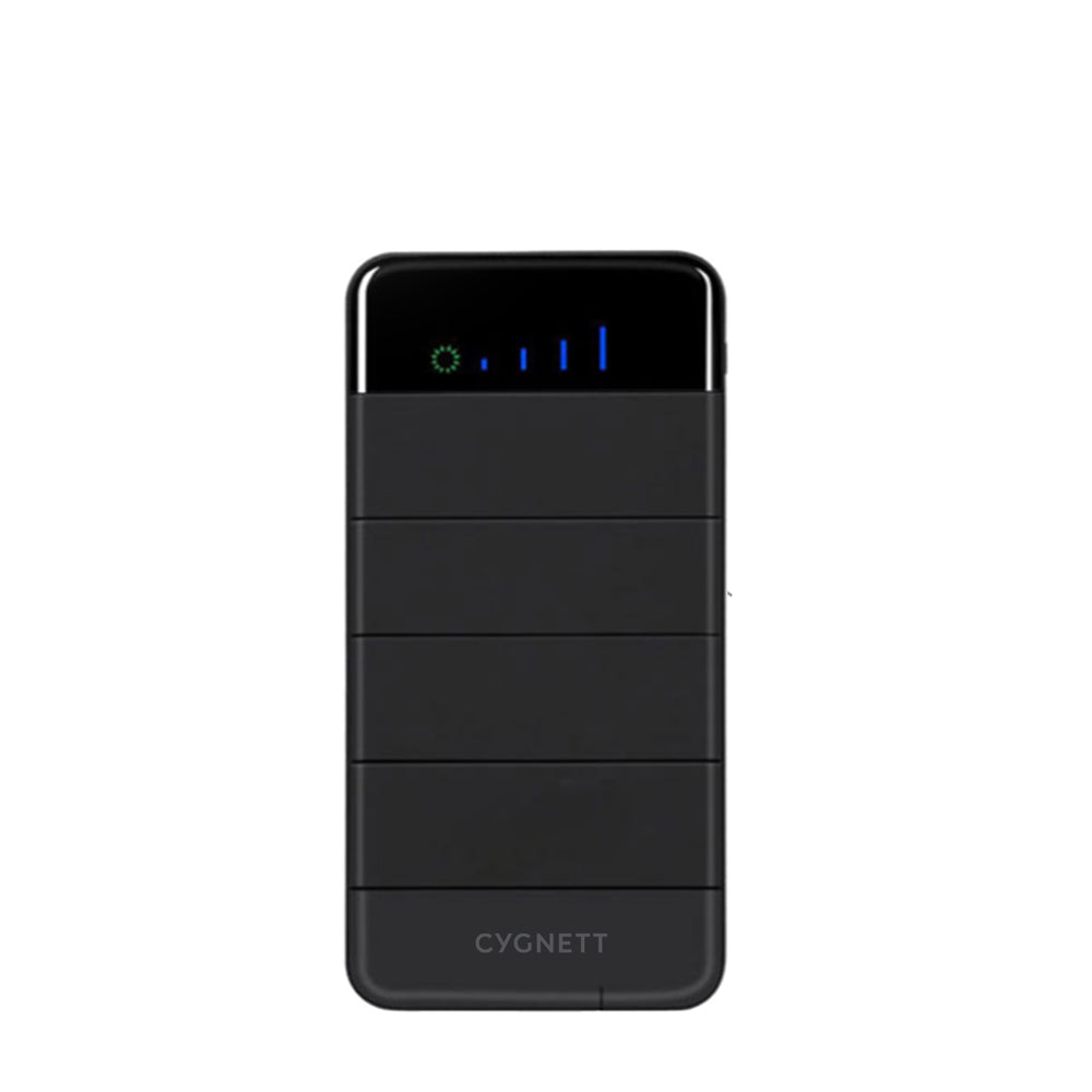 Cygnett Gen2 ChargedUp Explorer 8000mAh Power Bank Charger w/ Solar Panels Black
