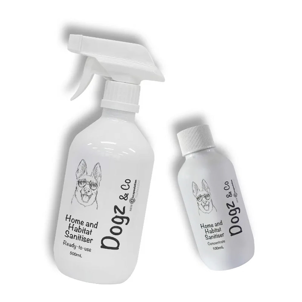 Dogz & CO Dogz And Co Pet Habitat And Home Cleaning Concentrate 100ml w/Spray Bottle Pack