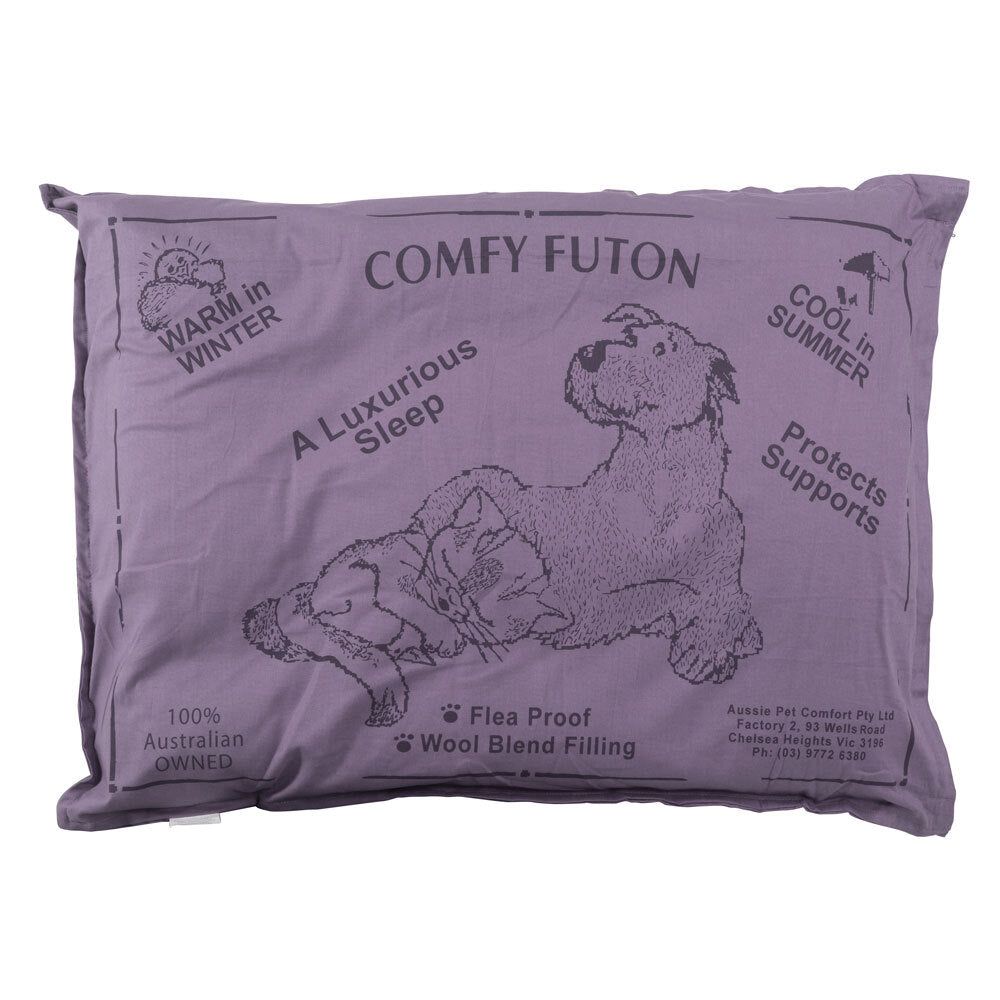 Aussie Pet Comfort Dog Futon Bed With Removable Cover — Medium