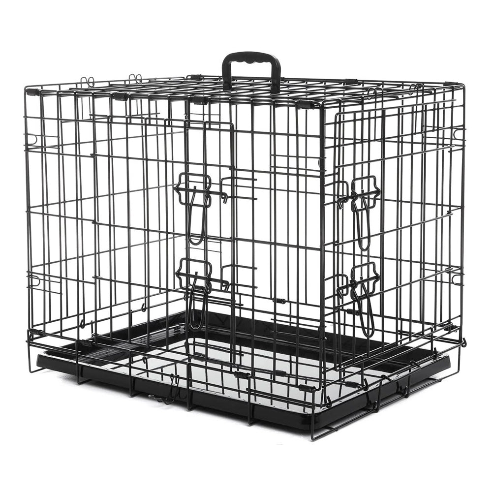 Royale Portable Collapsible Metal Frame Kennel 61cm Cat/Dog/Puppy Crate/Cage