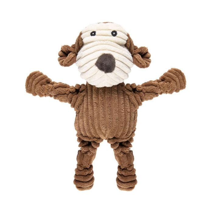 Paw Play 30cm Monkey Pet Dog Chew Bite Toy Plush Squeak Teething w/ Squeaker — image 2