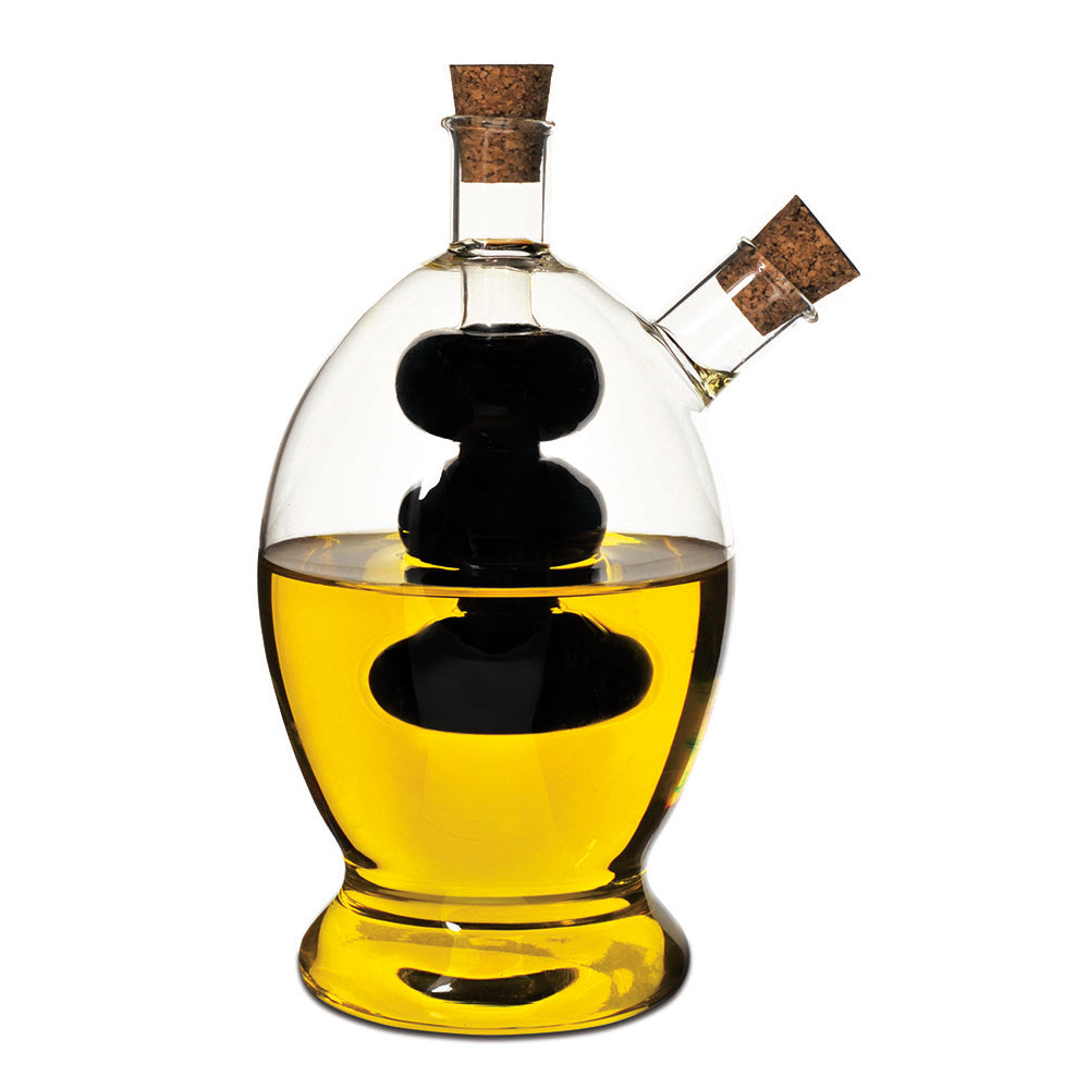 Davis & Waddell Grape Oil/Vinegar Glass Bottle Container 15cm Clear/Natural (2 Pack)