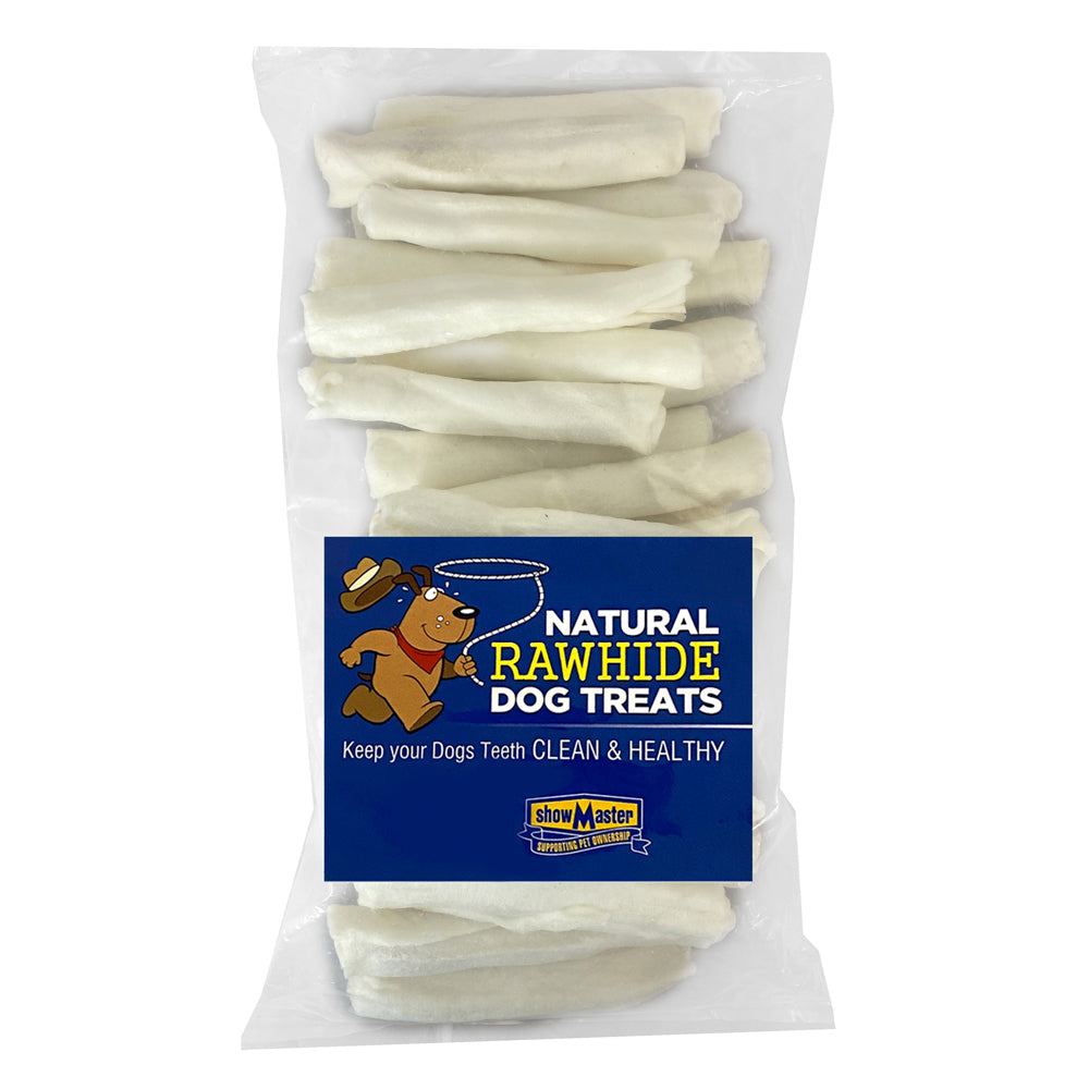 Natural Rawhide Dog/Pet Dental Treat/Reward/chews Small Plain Retriever (30 Pieces)