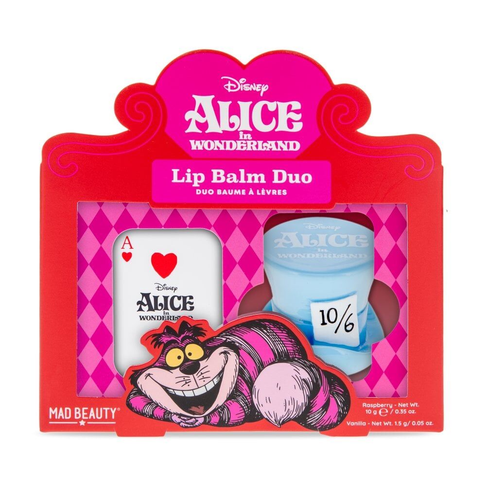 Disney Alice in Wonderland Tinned Lip Balm Duo Raspberry & Vanilla (2 Pack) — image 2