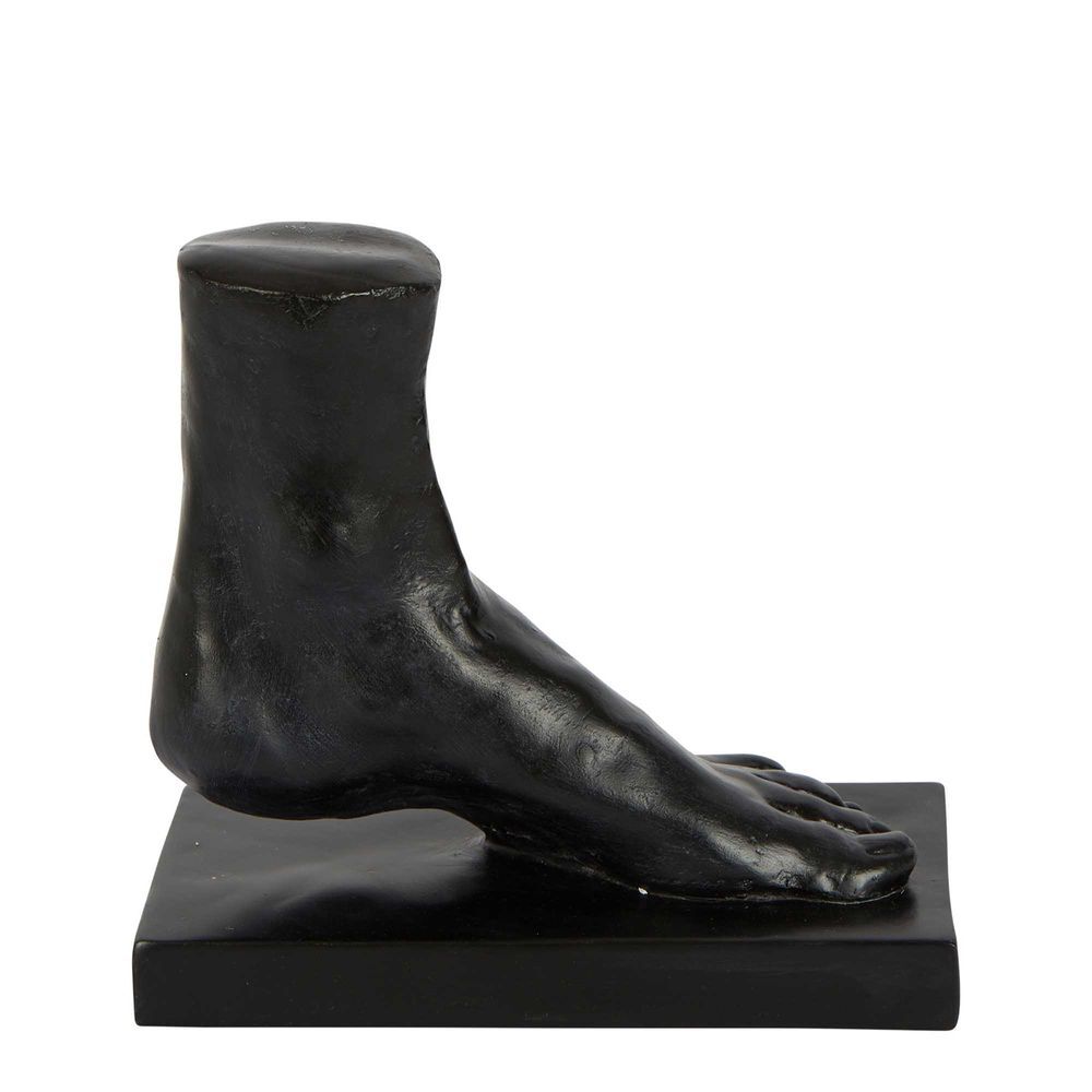 Belle Morton Polyresin Foot Sculpture 24cm Tabletop Accent Home Decor Black — image 2
