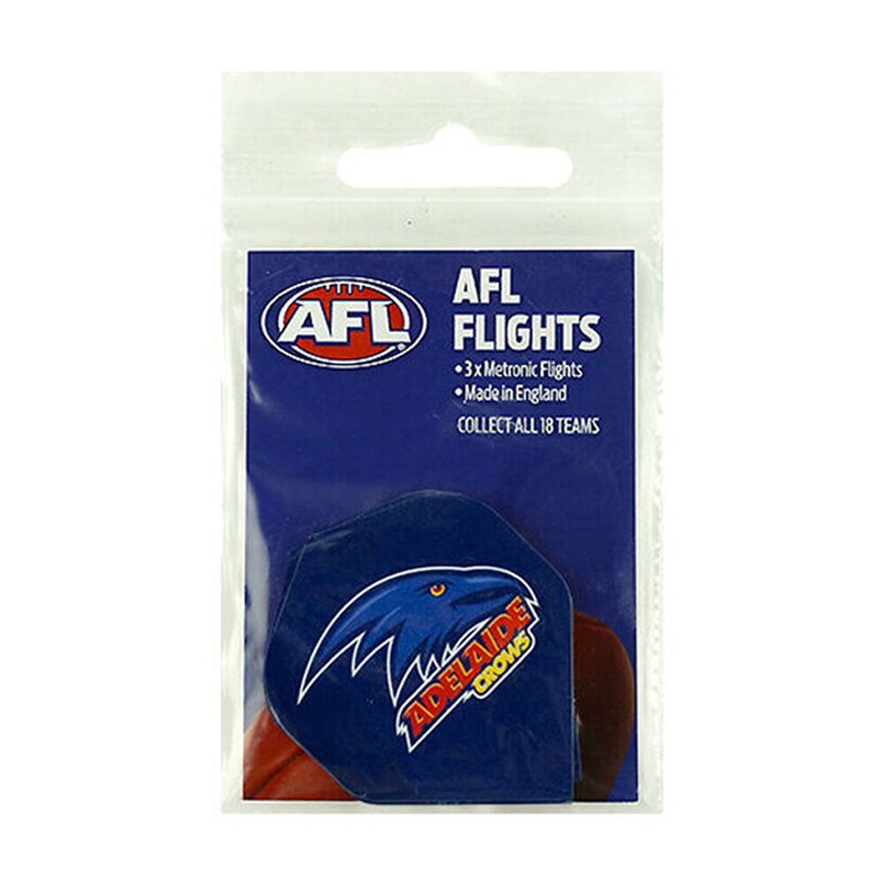 Afl Dart Flights Adelaide Crows Team Design Metronic Pack England Made (3 Pieces)