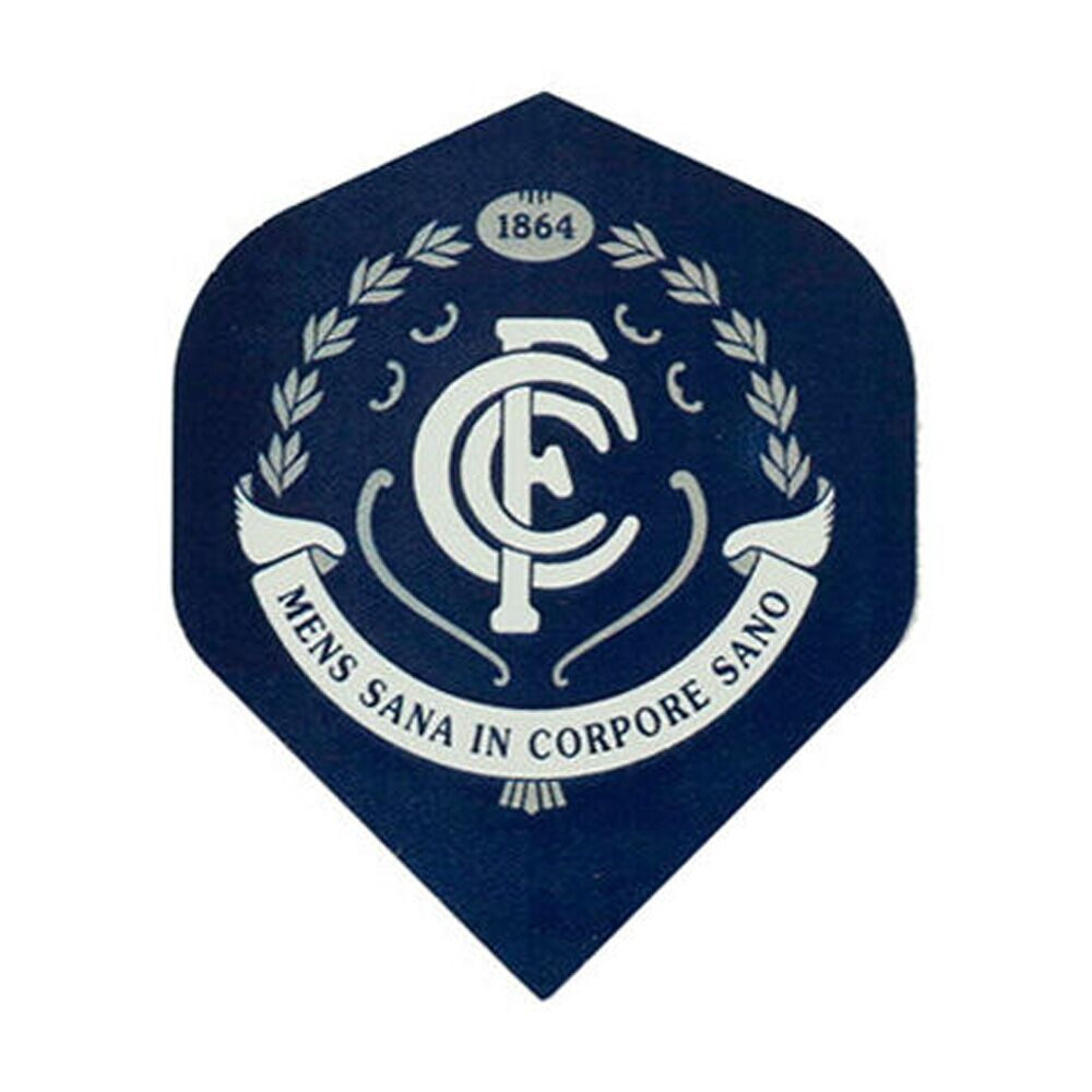 Afl Dart Flights Carlton Blues Team Design Metronic Pack England Made (3 Pieces) — image 2