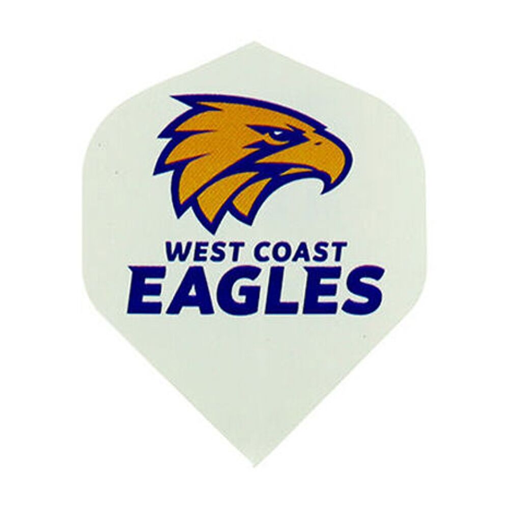 Afl Dart Flights Eagles West Coast Team Design Metronic Pack England Made (3 Pieces) — image 2