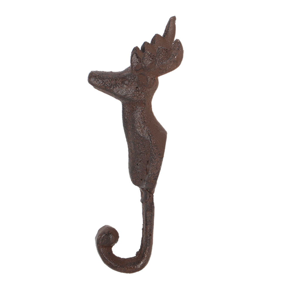 Esschert Design Cast Iron Deer Head Wall Hook Classic Home Decor 13.7cm Brown — image 2