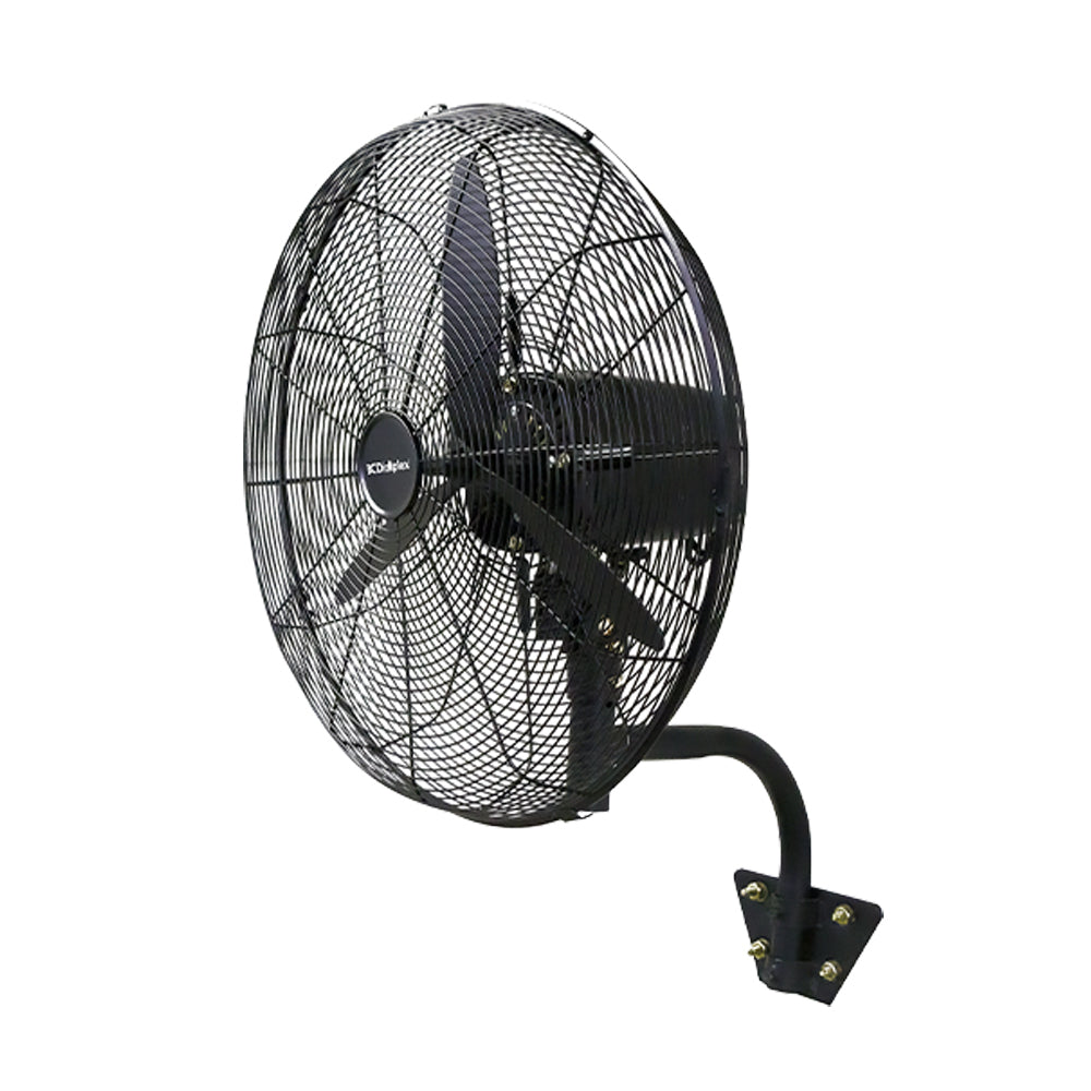 Dimplex 50cm High Velocity 180W Oscillating Wall Mounted Fan w/ Remote Black — image 2