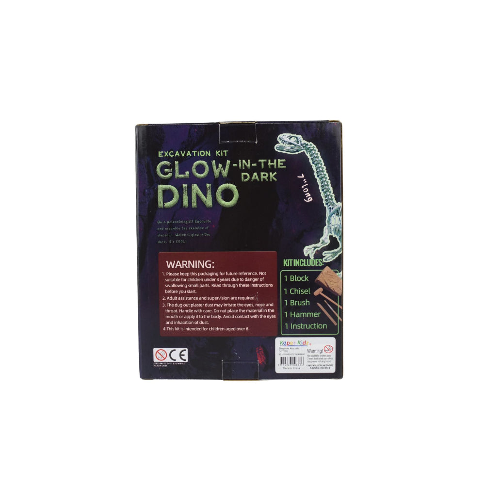Kaper Kidz Glow In The Dark Diplodocus Excavation Kit Educational Toy — image 4