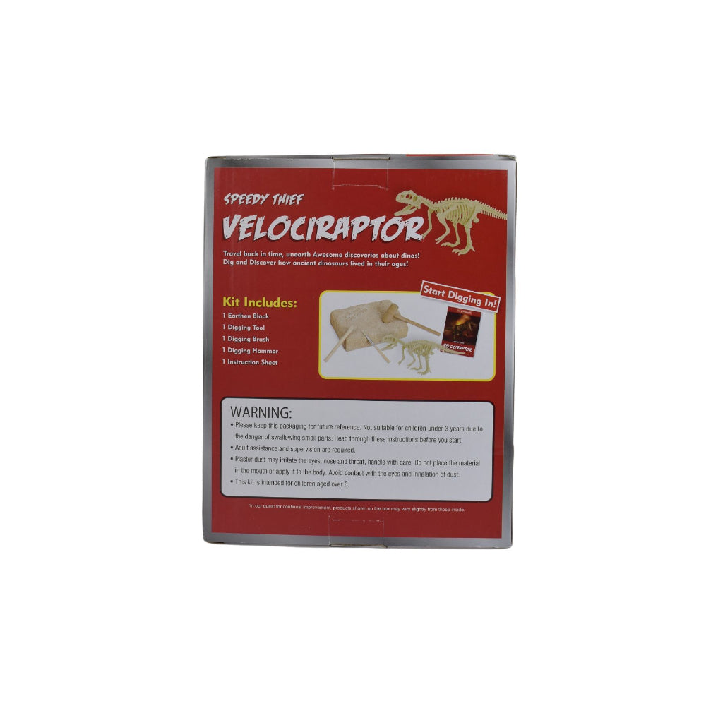 Kaper Kidz Dig Discover Velociraptor Dig Excavation Kits Educational Toy — image 3