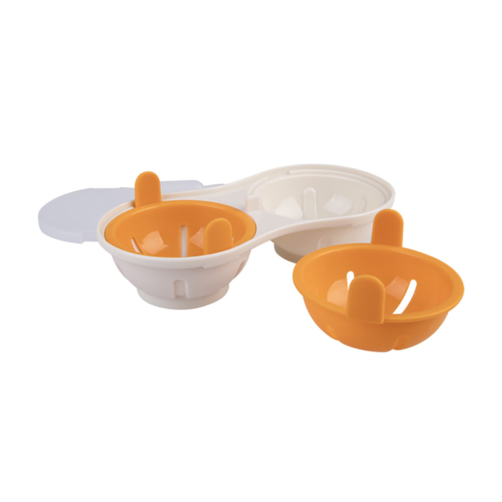 Appetito Microwave Double Egg Poacher Home Kitchen Cooking Tool Tableware — image 5