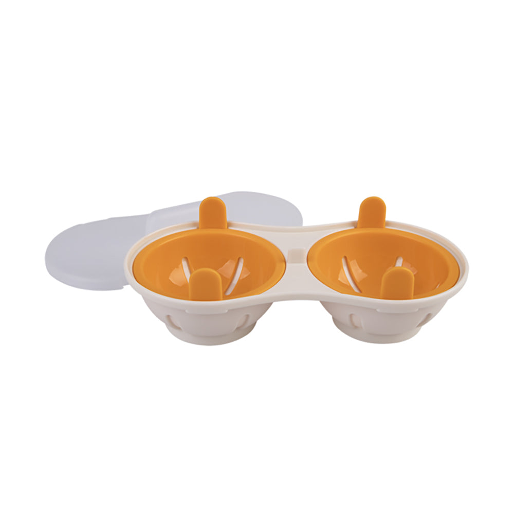 Appetito Microwave Double Egg Poacher Home Kitchen Cooking Tool Tableware — image 4