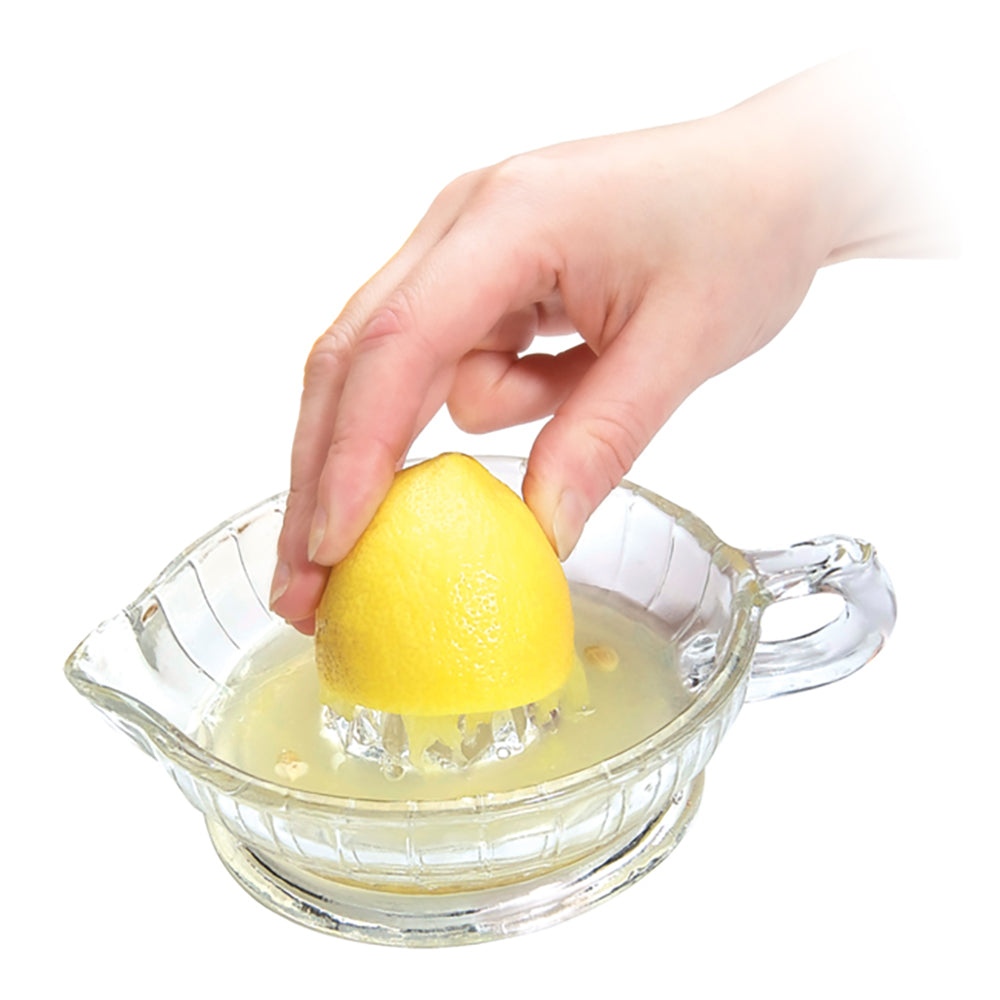 Appetito Glass Hand Manual Fruit Juicer Home Kitchen Cooking Tool Set Tableware — image 3