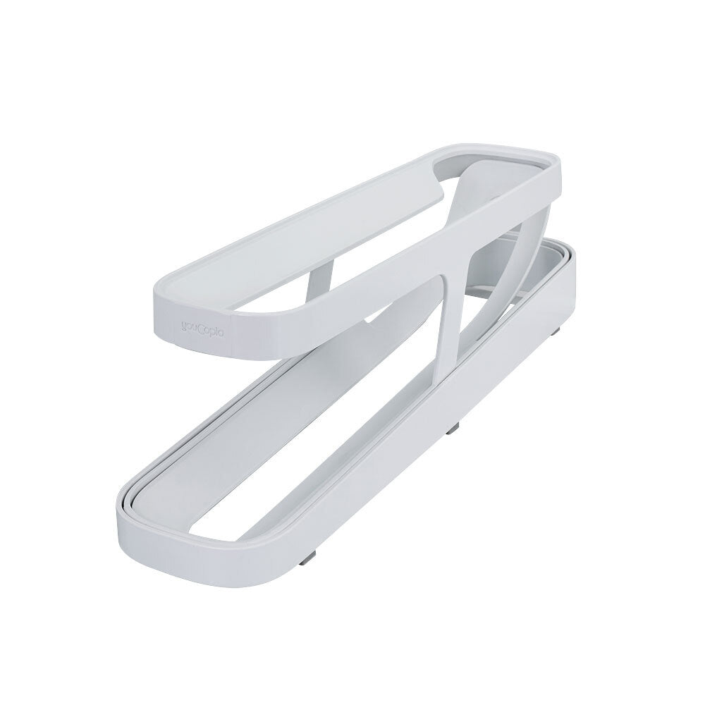 Youcopia Rolldown Egg Dispenser Fridge Storage Organiser Tray 8.6x36.1x10.4cm