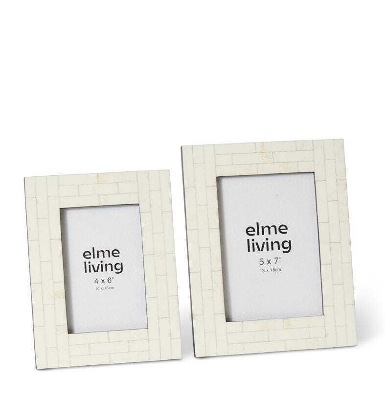 E Style Emerson Resin/Glass/MDF 5x7" Photo Frame Picture Display Decor — image 2