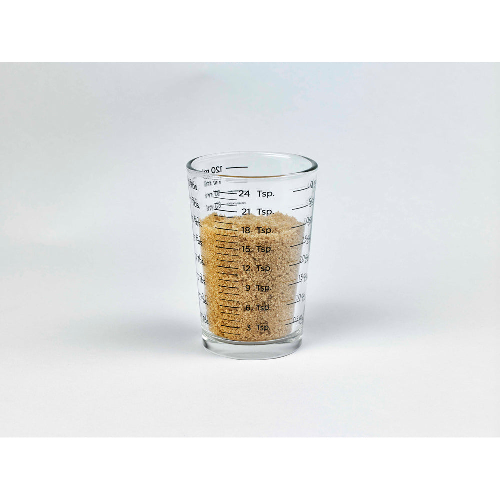 Davis & Waddell Essentials Glass Measuring Cup Baking/Cooking 6x8.5cm Clear (4 Pack)