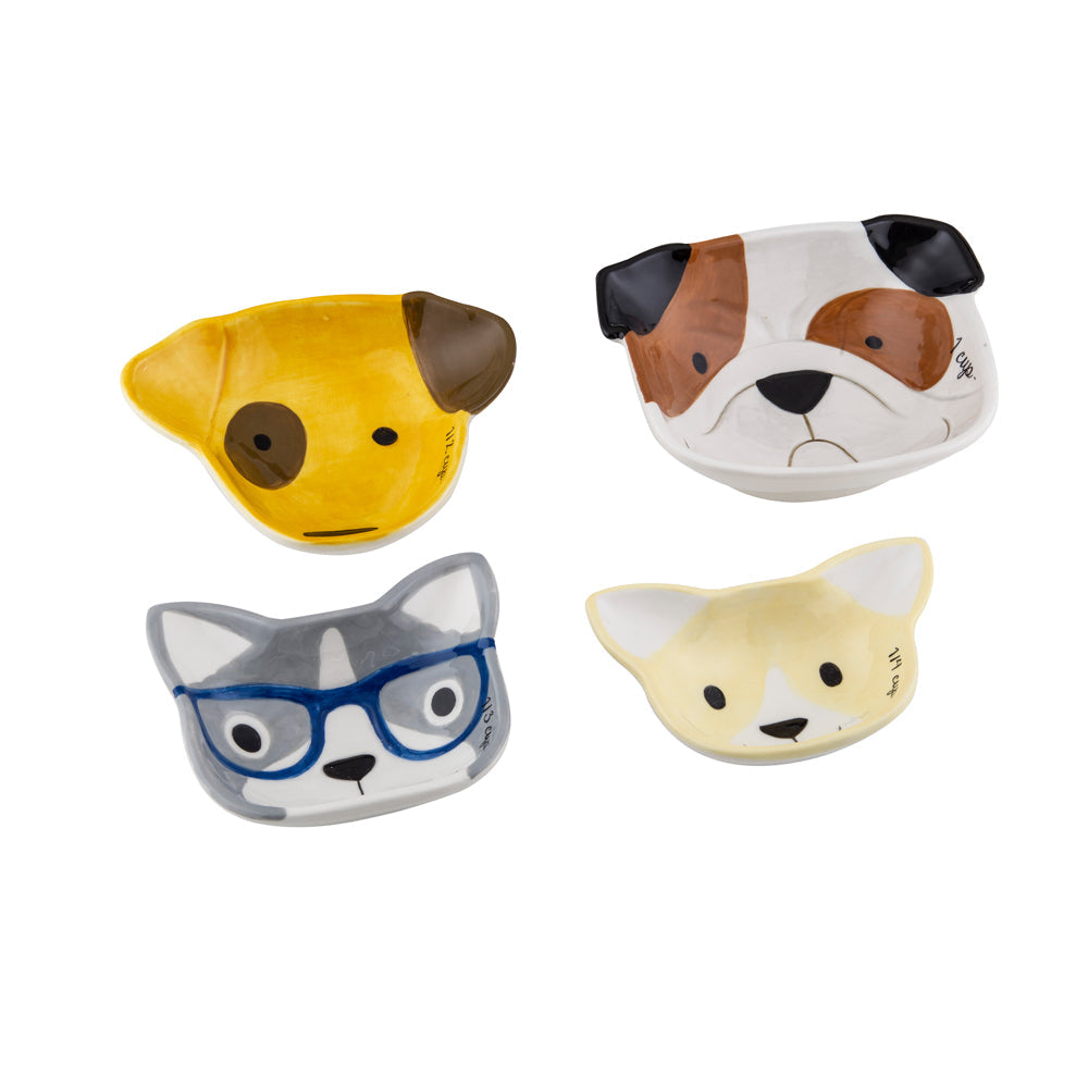 Davis & Waddell Dog Squad Measuring Cups Set 11x5.5cm (4 Pieces)