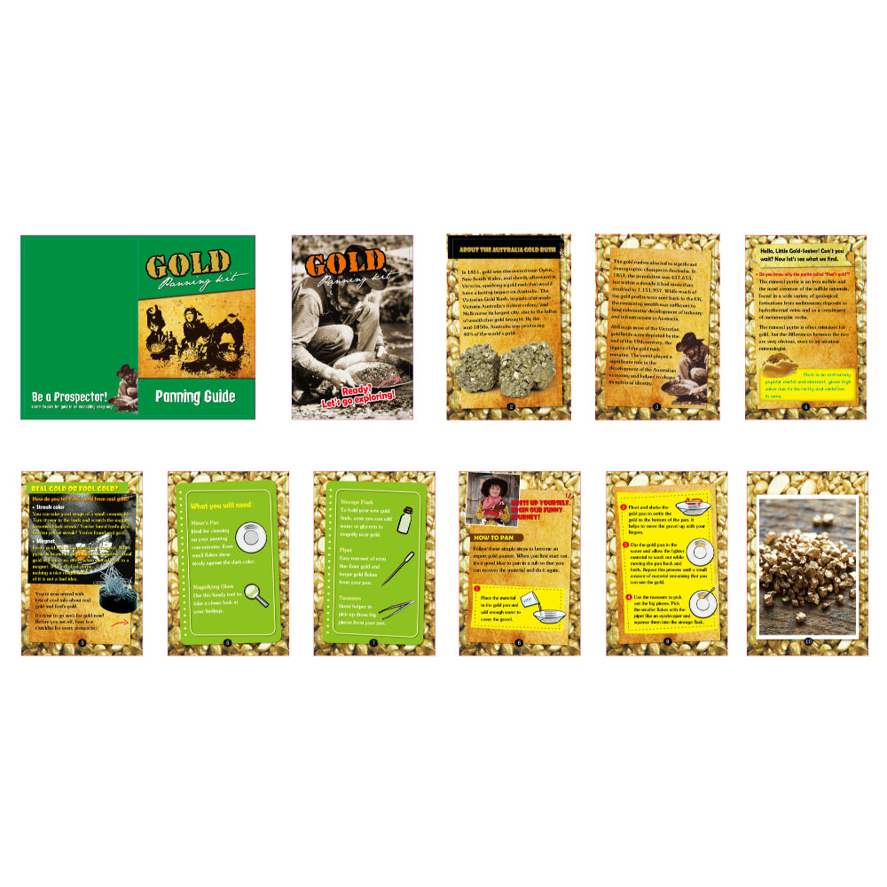 Kaper Kidz Genuine Gold Panning Prospector Excavation Childrens Science Kit 6y+ — image 2