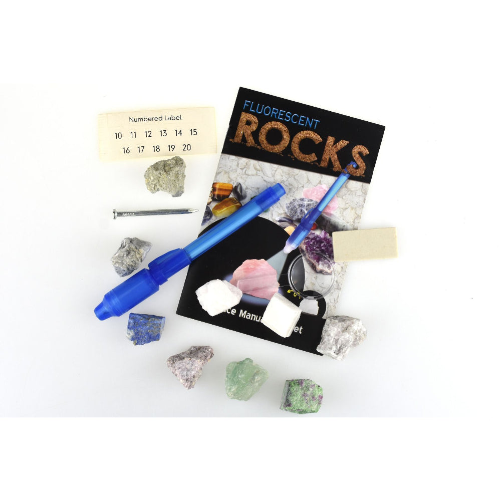 Kaper Kidz Deluxe Fluorescent Rocks Geology Kids/Childrens Science Kit 6y+ — image 4