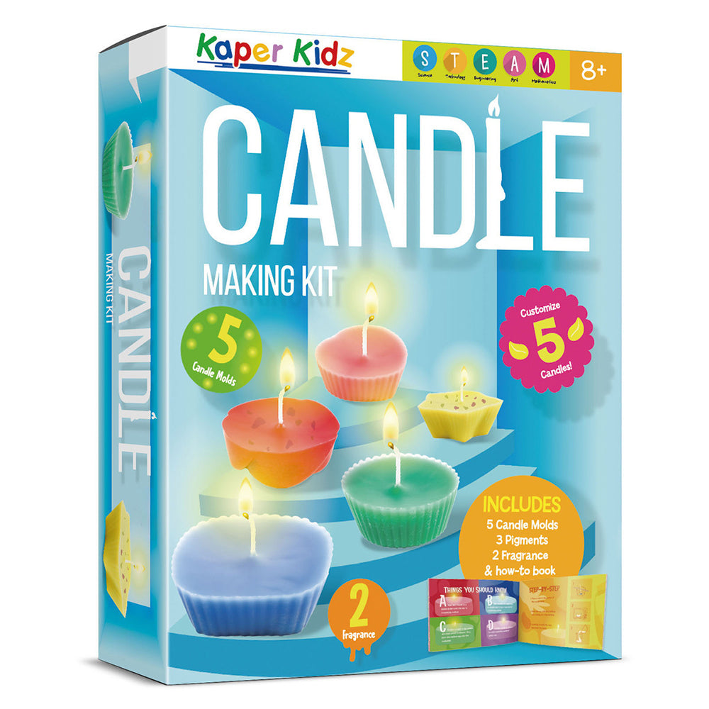 Kaper Kidz Candle Making Craft Kit 16pc Creative Fun Activity 8+ — image 2