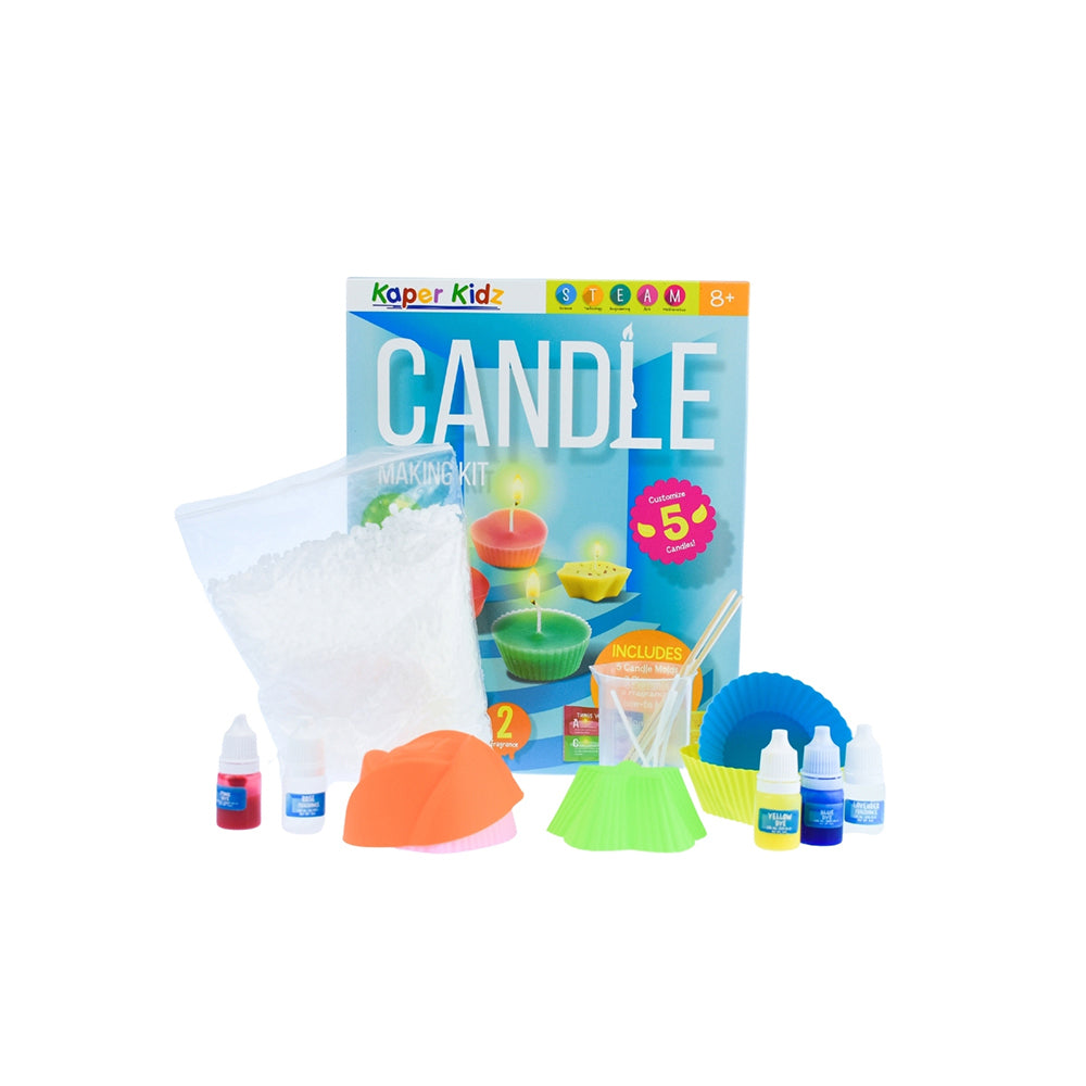 Kaper Kidz Candle Making Craft Kit 16pc Creative Fun Activity 8+ — image 6