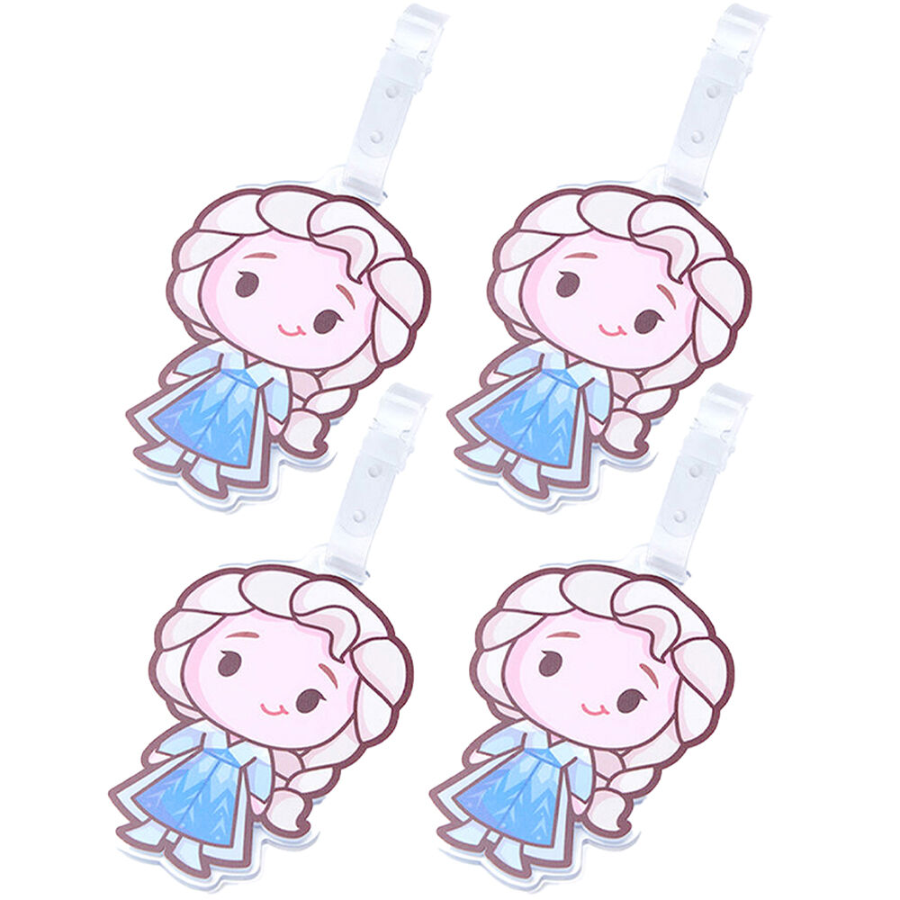 Disney Luggage Tag Suitcase Identity Label - Frozen (4 Pack)