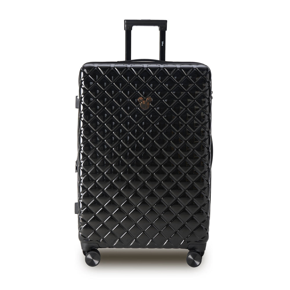 Disney Mickey 76cm Suitcase Luggage Travel Checked Trolley Hard Case Black