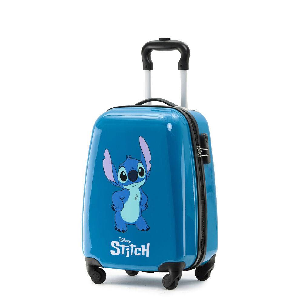 Disney Stitch 17"/45cm Cabin Trolley Case Wheeled Travel Suitcase Luggage