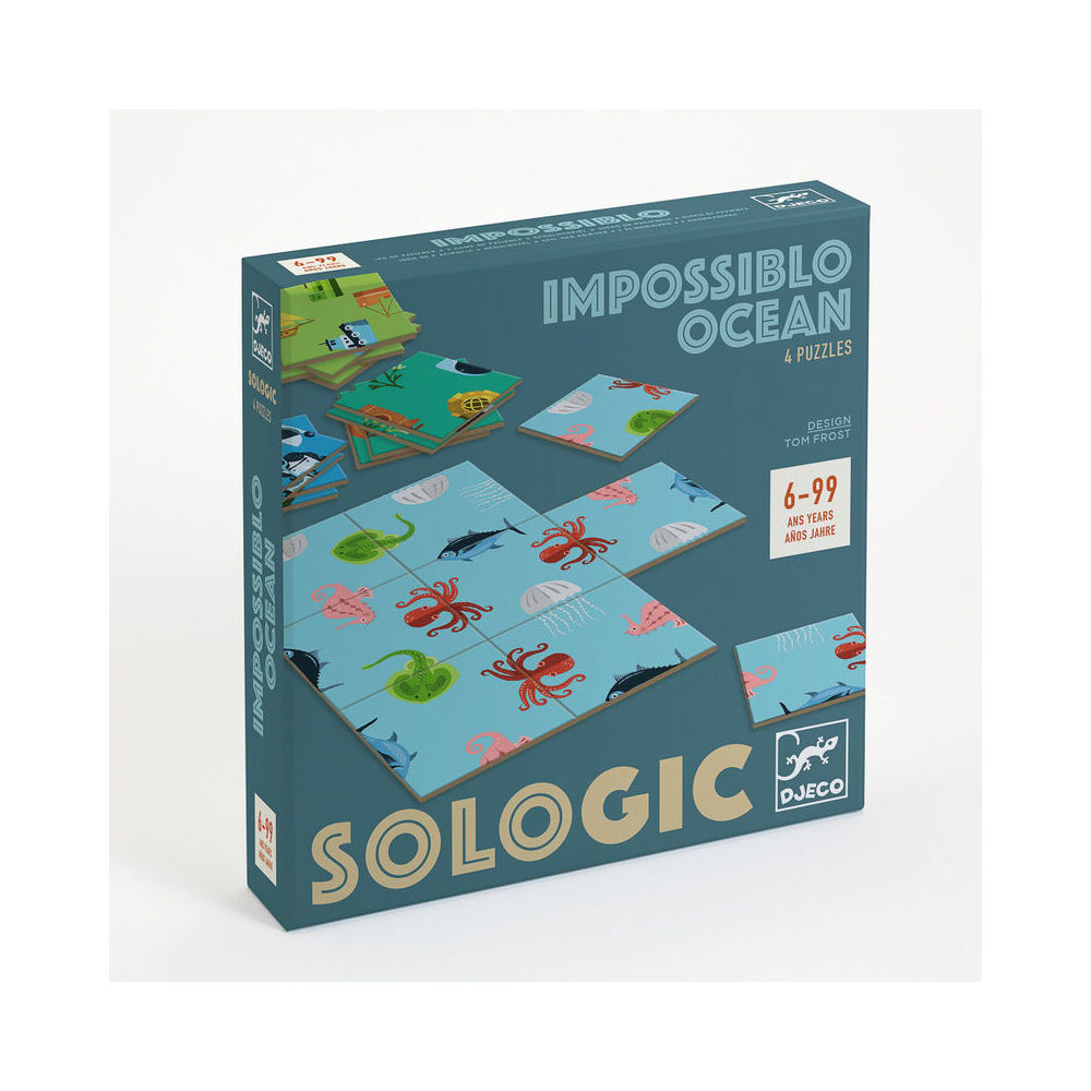 Djeco Impossible Ocean Puzzle Challenges Board Game Logic Play Set 6y+ (4 Pieces) — image 3