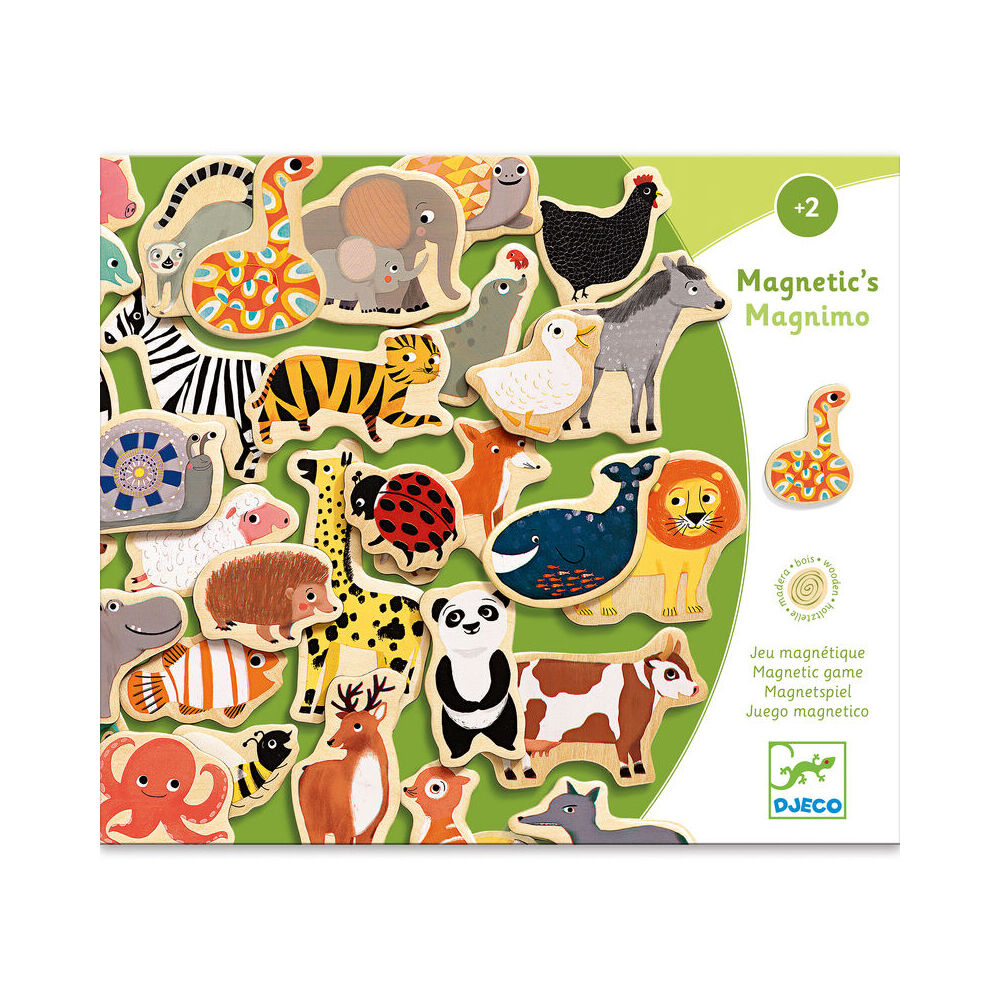 Djeco Wooden Magnetic Magnimo Animal Puzzle Set 22x19.2cm Kids Toy 2y+ (36 Pieces) — image 3