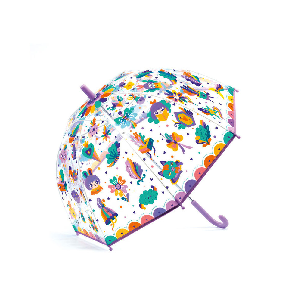Djeco Pop Rainbow Child Manual Dome Umbrella Outdoor Protect PVC 67.5cm 3y+