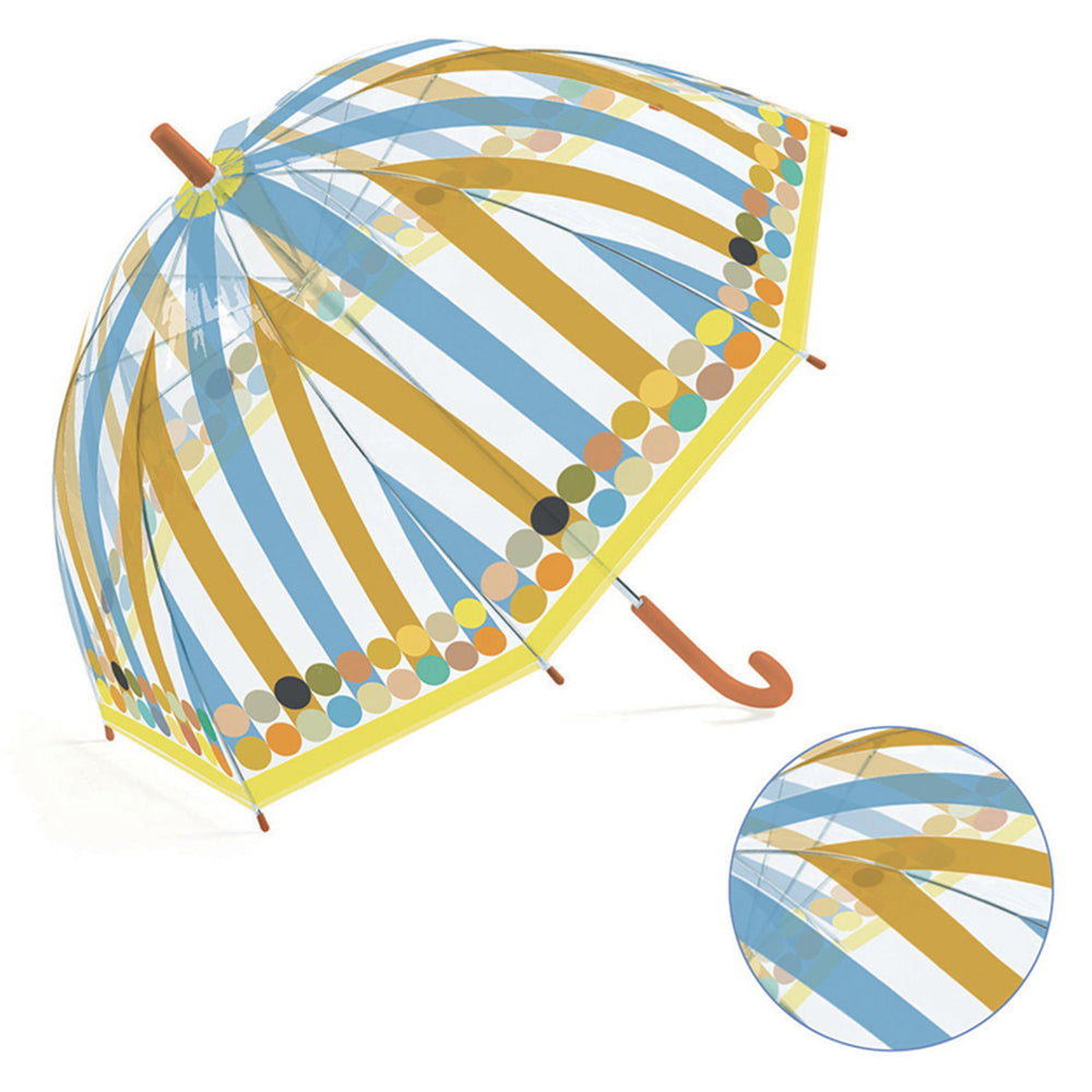 Djeco Graphic Child Kids Plastic Umbrella Outdoor Rain Shade 68cm Dome 3y+ — image 2