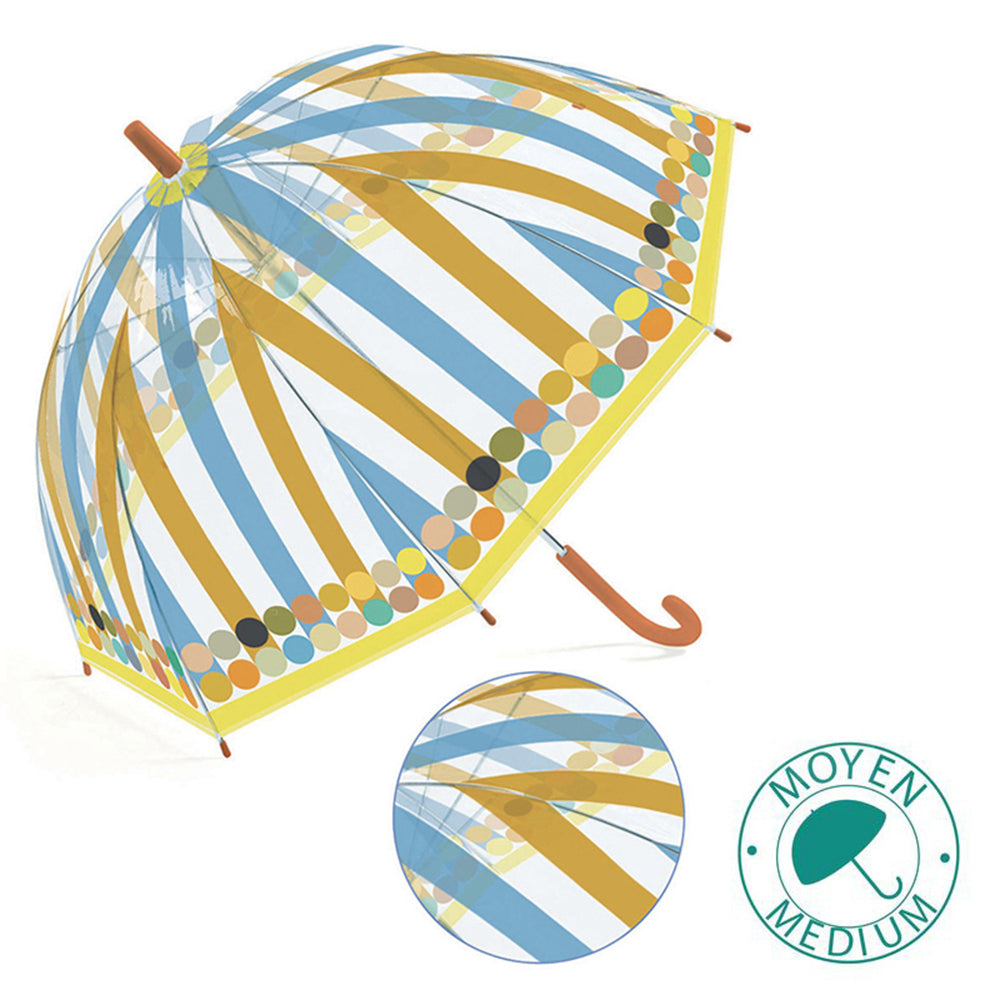Djeco Graphic Child Kids Plastic Umbrella Outdoor Rain Shade 68cm Dome 3y+ — image 3
