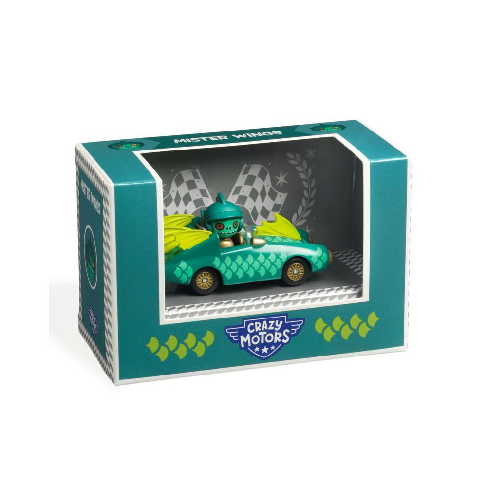 Djeco Mister Wings Crazy Motors 4x7cm Kids/Children Racing Car Play Toy 3y+ (2 Pack) — image 3